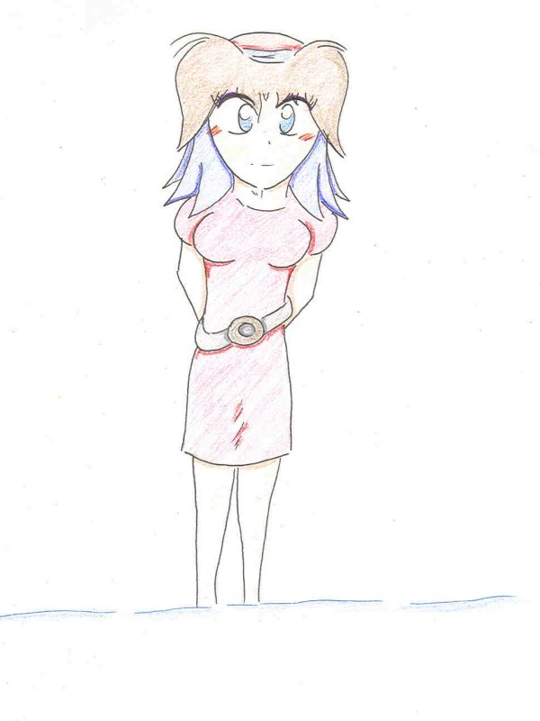 Sue standing (submission to bullsnake contest) by Animegamah86