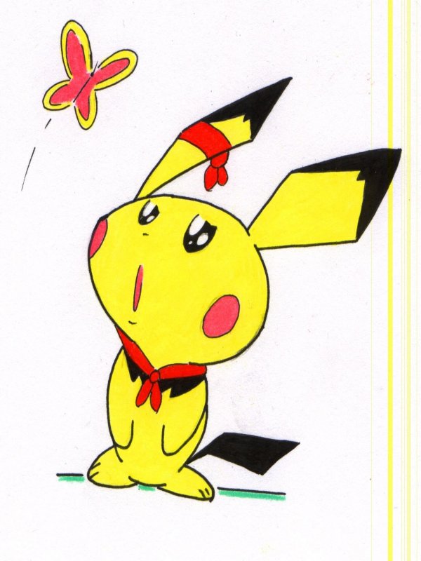 Pichu (request for sweethart 772002) by Animegamah86