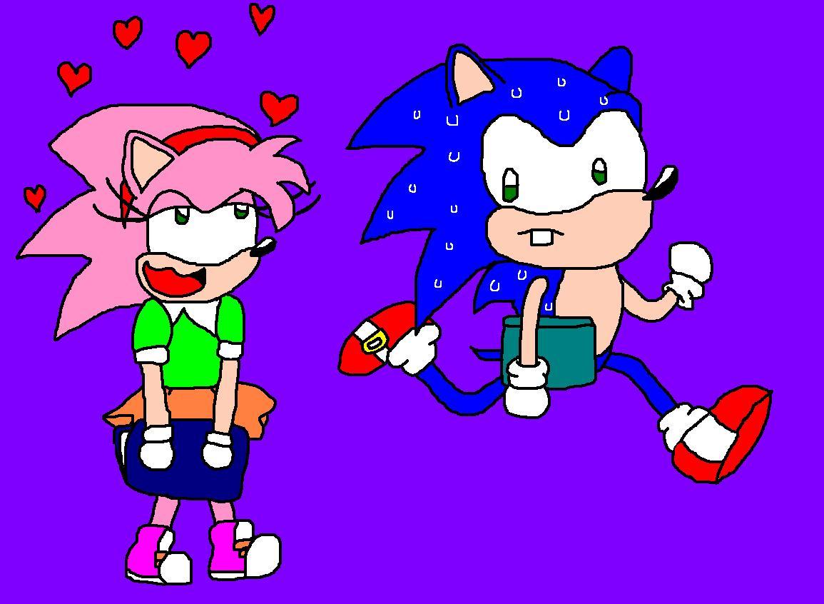 Her One and Only Crush (SonAmy Pic) by Animegirl1994