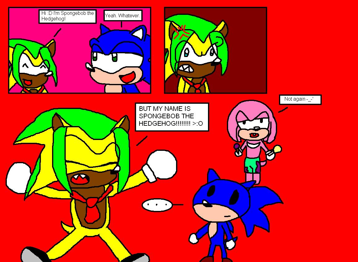 But My Name IS Spongebob the Hedgehog!!! (orchid's by Animegirl1994
