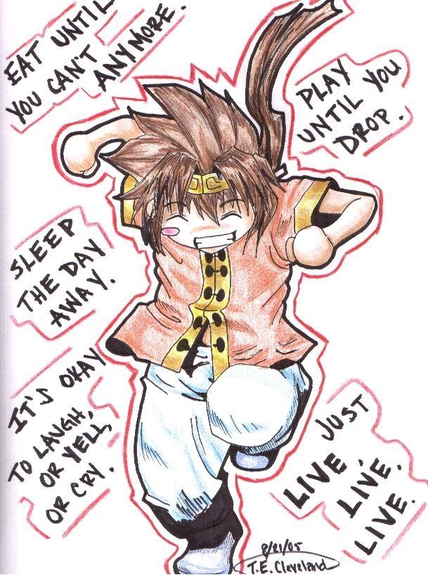 Why Goku is happy by Animegirl2429