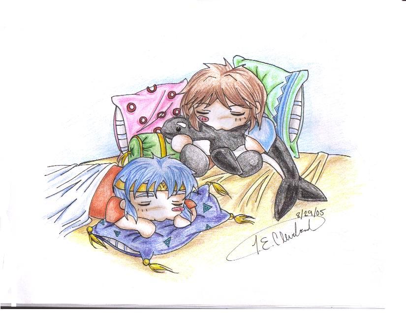 Sleeping Chibis by Animegirl2429