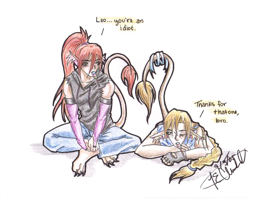 "Leo your an idiot..." by Animegirl2429