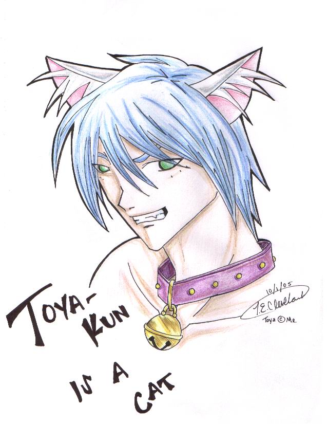 OMG he's a cat! by Animegirl2429