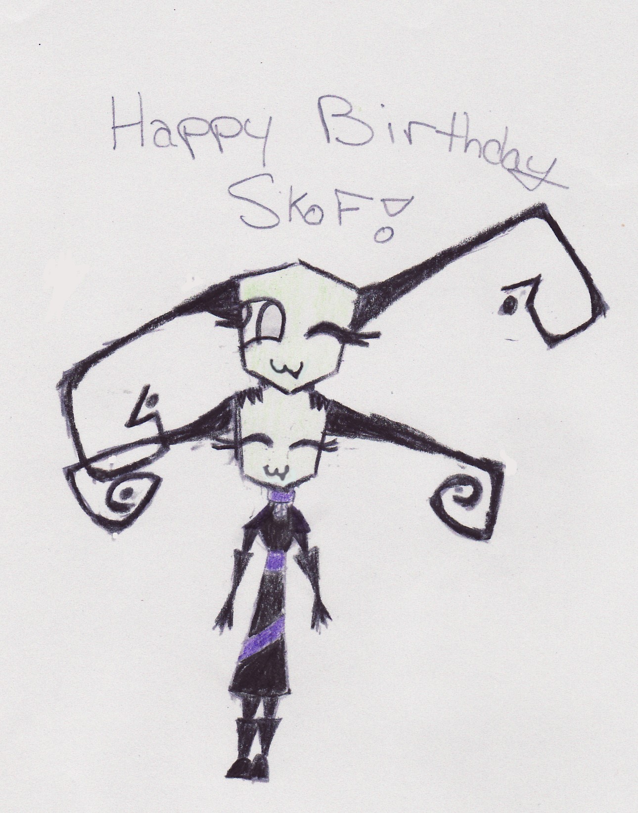 Happy Birthday SkoF!! XD by Animeobsessed
