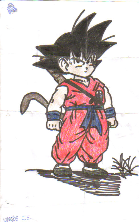 Kid Goku by Animerocker