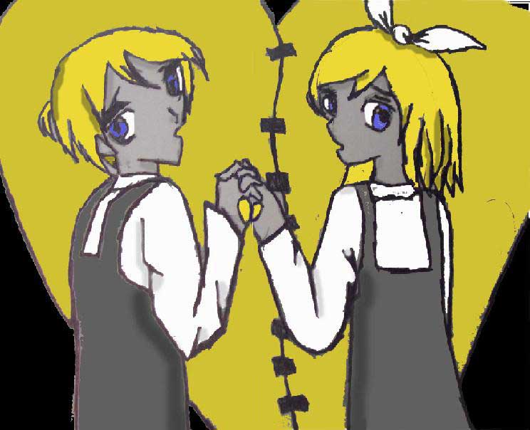 yellow alice twins colored by Animeviolingirl