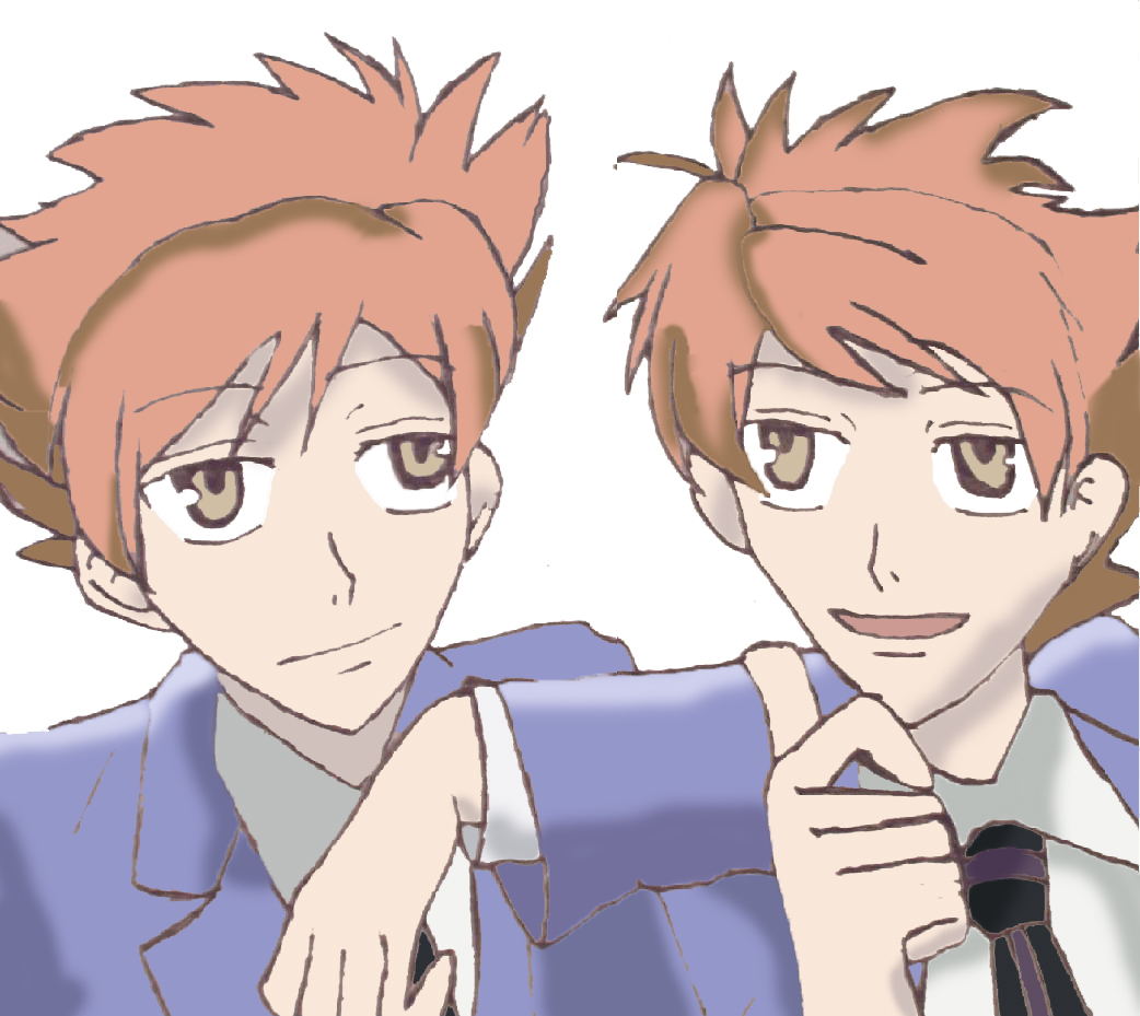 Hikaru and Kaoru by Animeviolingirl