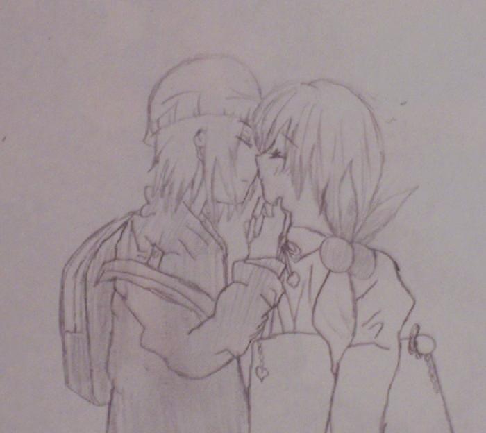 Kazune and Karin's kiss... by Animeviolingirl