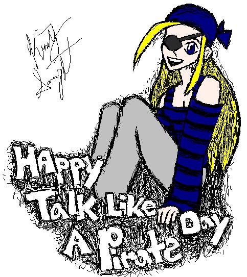 Happy Talk Like A Pirate day! by Aniya1357