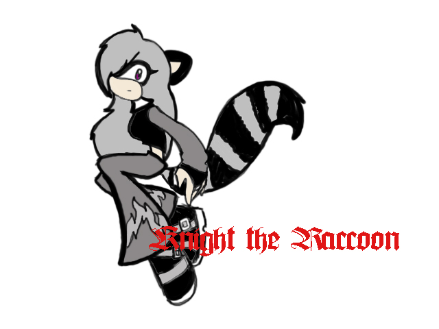 Knight the Raccoon by Annalyn
