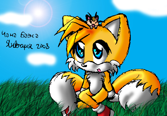 Tails sidit na zemle by Annamay168
