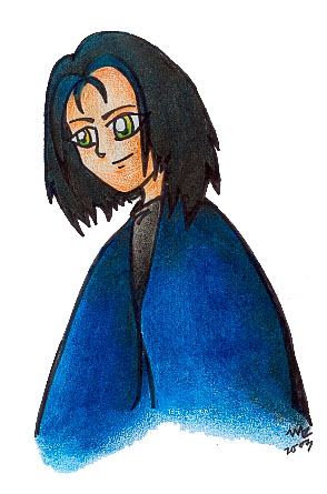 Young Looking Snape by Aozora