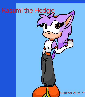 Kasumi the Hedgie by AppletheKitsune