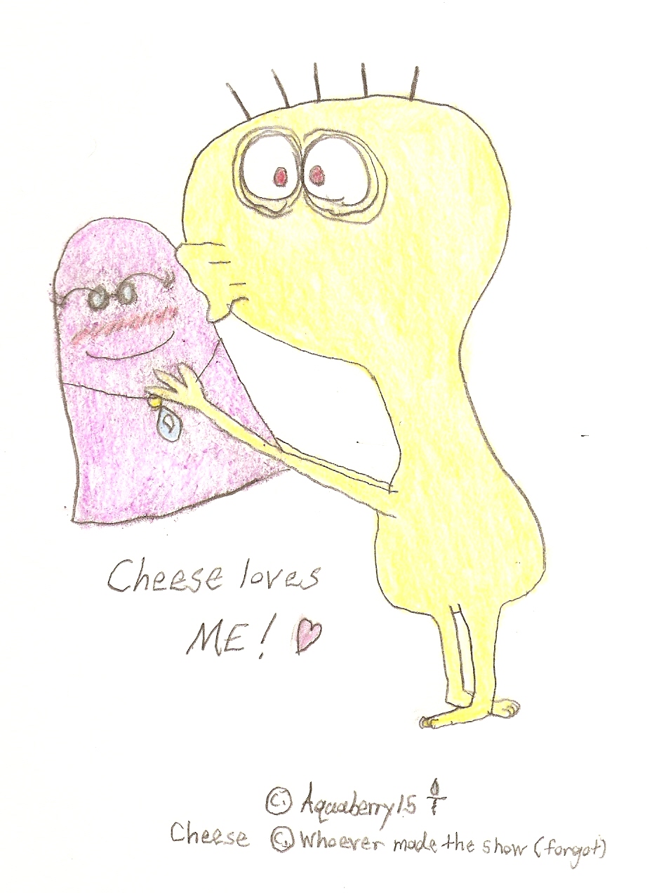 Cheese kissin me by Aquaberry15