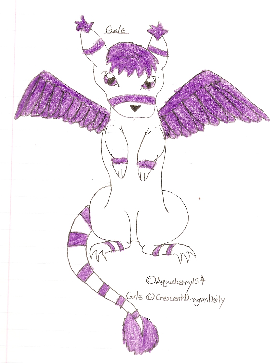 Gale *Request for CrescentDragonDeity* by Aquaberry15