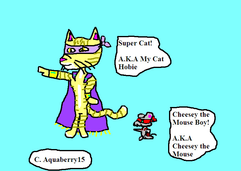 Super Cat!!!!!!!!! XD by Aquaberry15