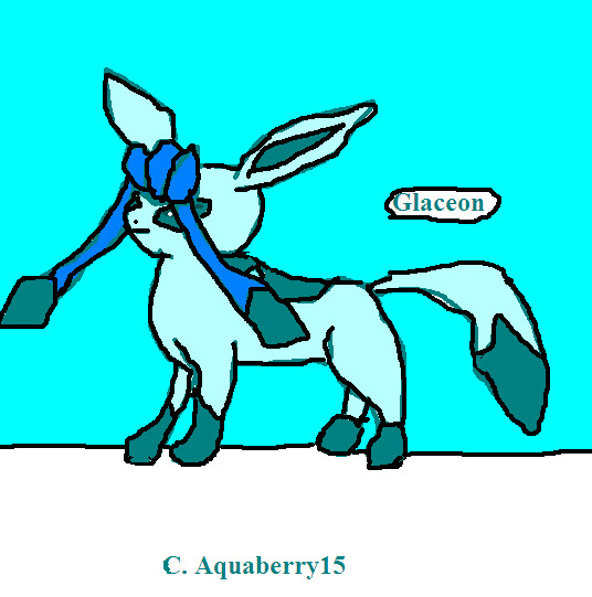 Glaceon ^^ by Aquaberry15