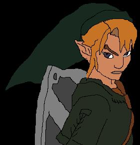 Link from the New Game(drawn in paint) by Aquanistic
