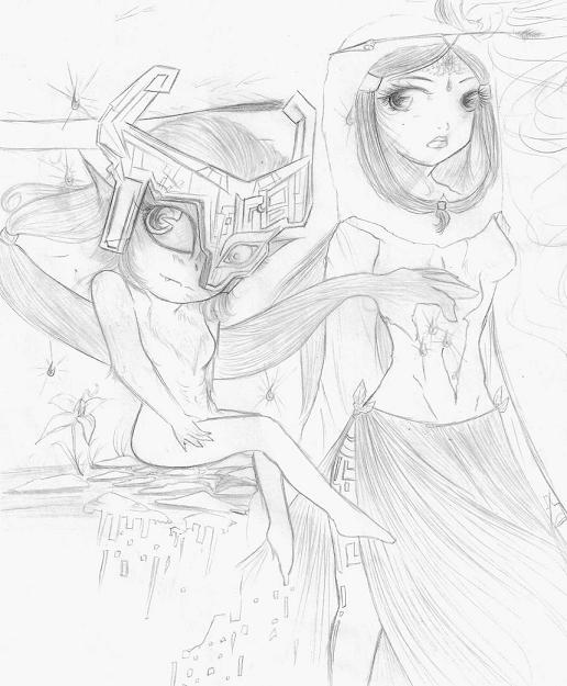 Midna, and Midna by ArahLamarah