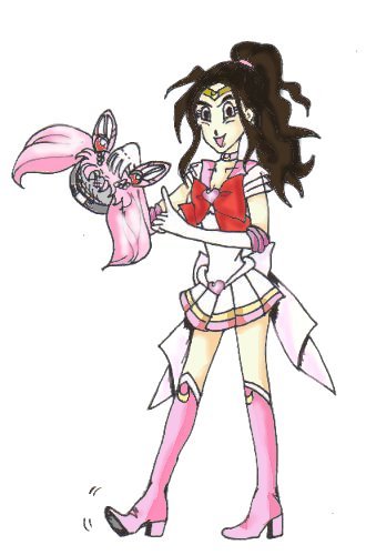Chibi as Sailor Chibi Moon by Aranami
