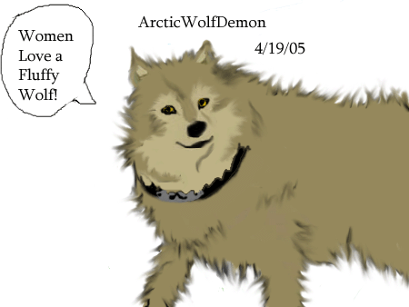 Women Love a Fluffy Wolf! by ArcticWolfDemon