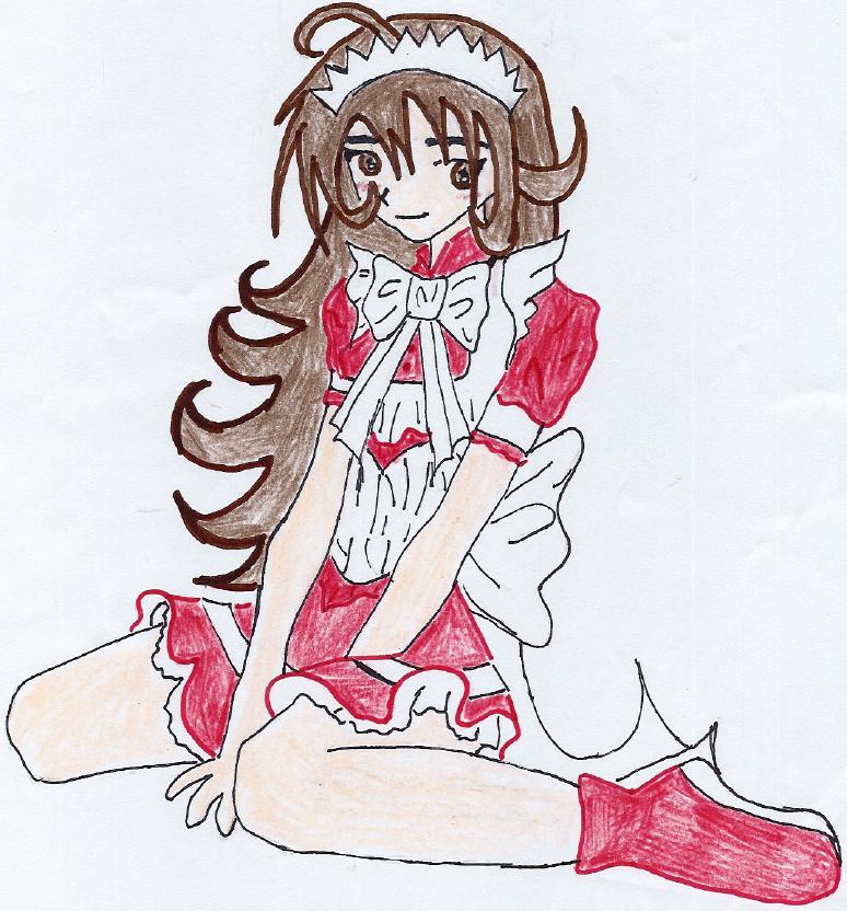 Renegade Mew Mew: Koumi (Maid Outfit) by Aria_the_Samurai_Goddess