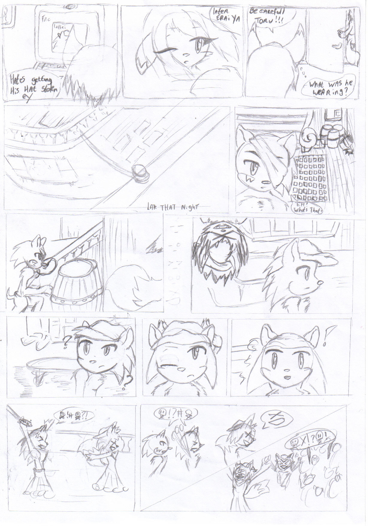 Toru's trip to Lattei's ship: page 1 by Ariya_Eretsee