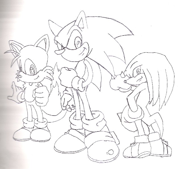 sonic team by Armored_Seal