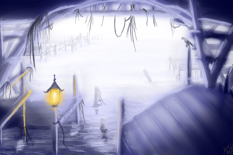 Misty Docks by Arohk