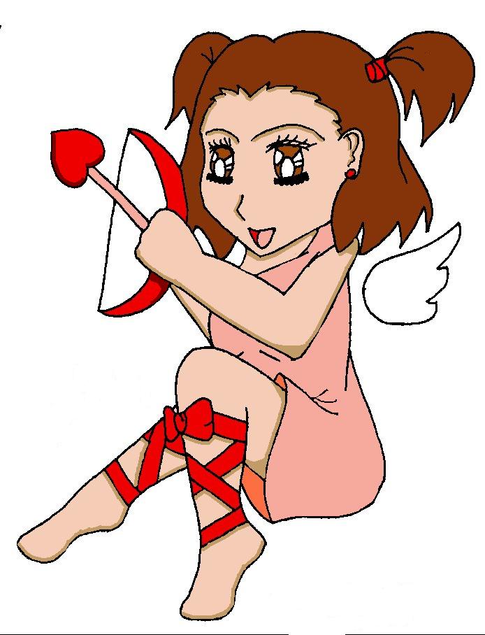 Reanna impersonating Cupid by Art