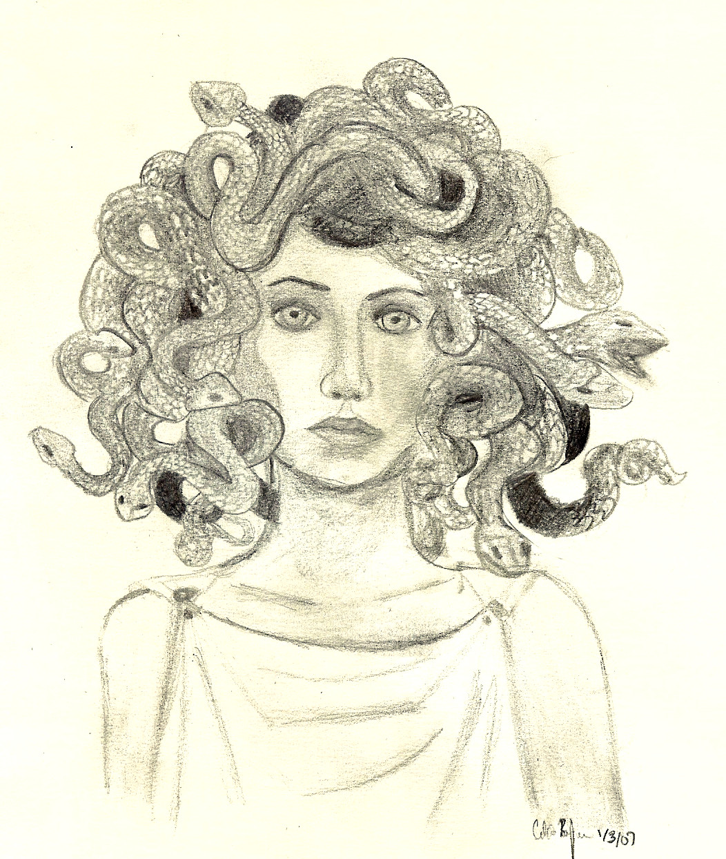 Portrait of a Gorgon by ArtIsSanity