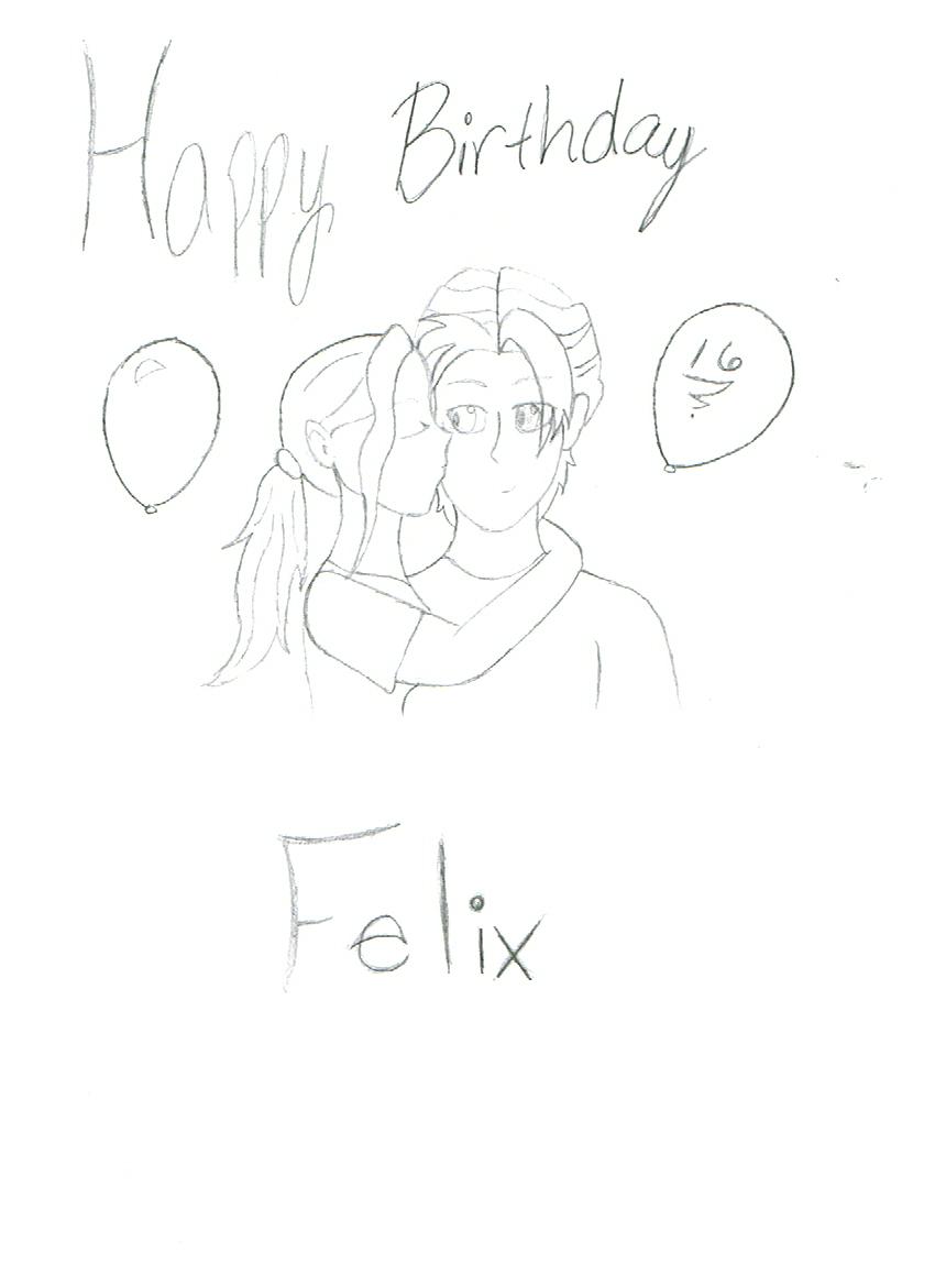 Happy 16th Birthday Felix by ArticWhiteMare