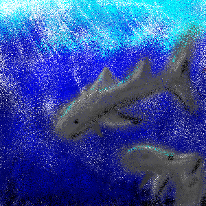 Pointillisle Sharks?? by Articuno_Neo