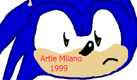 Sonic's Head by Artie
