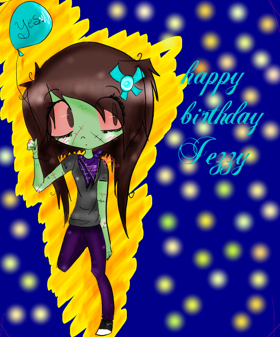 Happy birthday Zombie Friend by ArtisticllyDemented