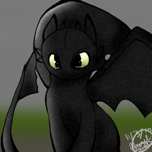 Toothless by ArtisticllyDemented