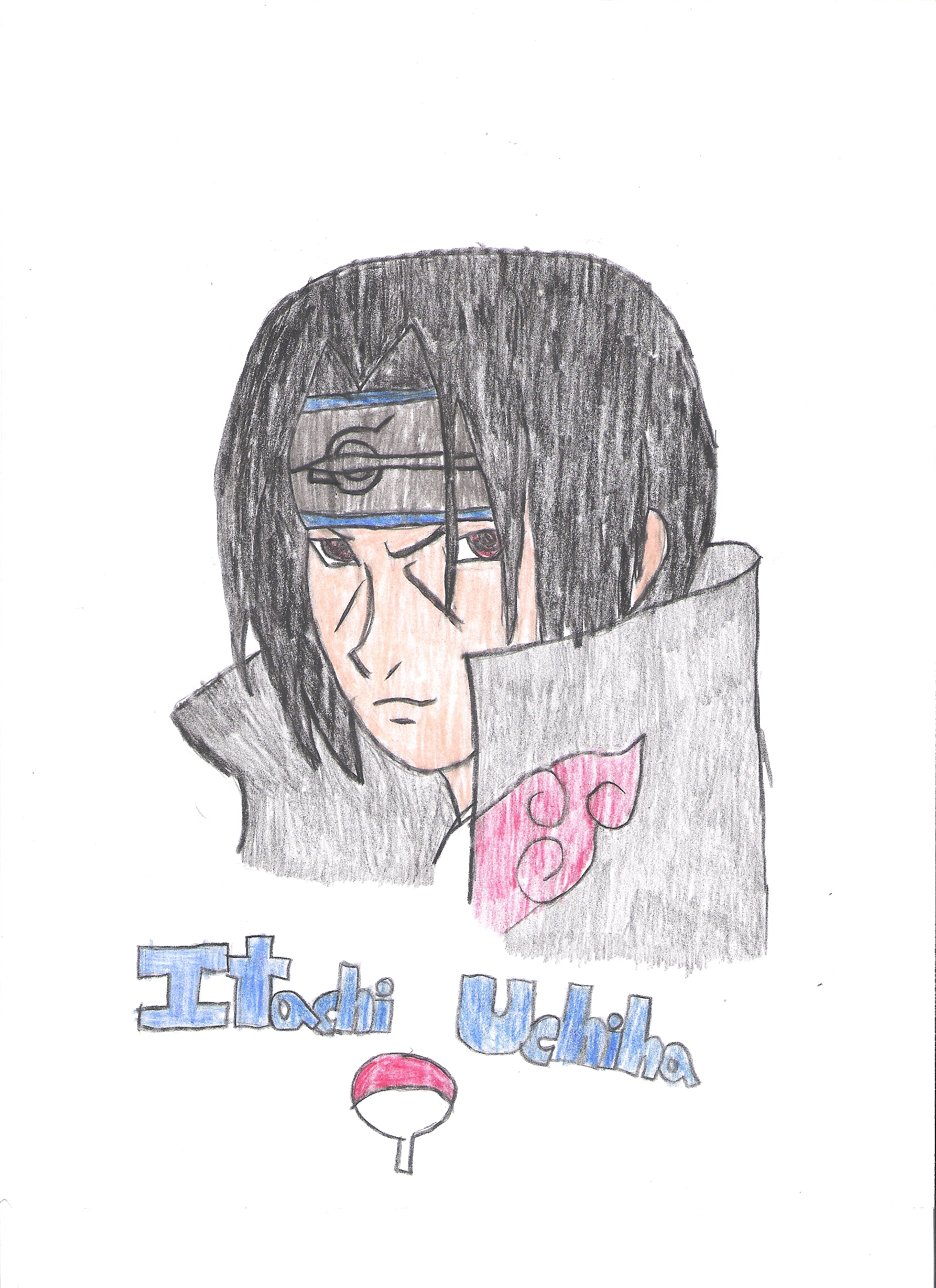 Itachi *art trade* by Arue