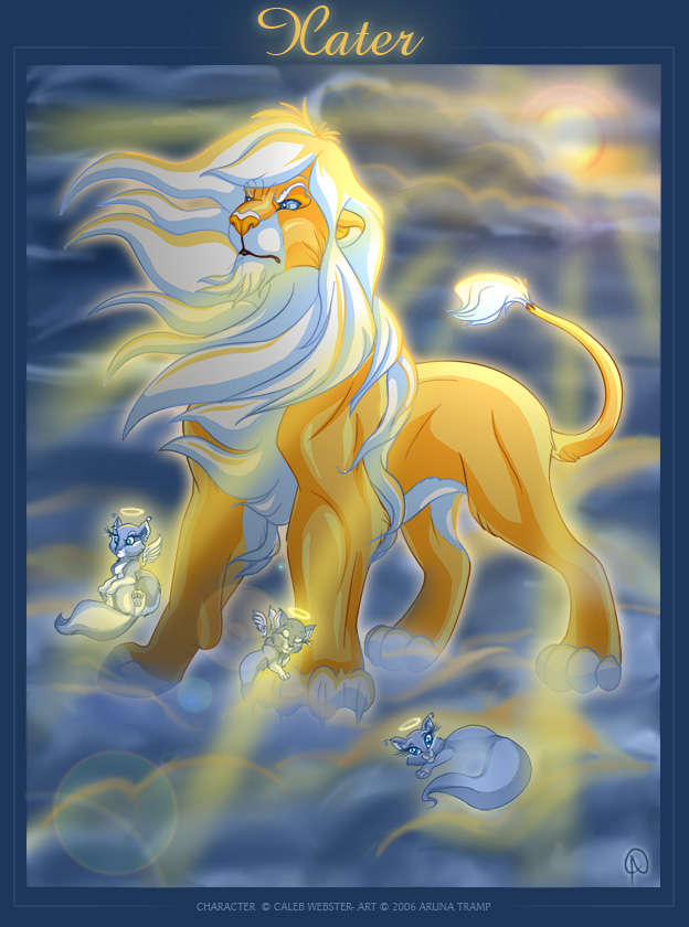 XATER-angel lion by Aruna