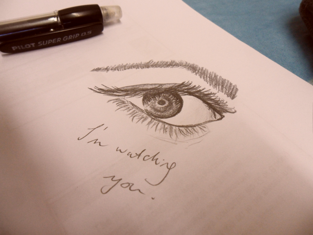 eye doodle by AryaVernox
