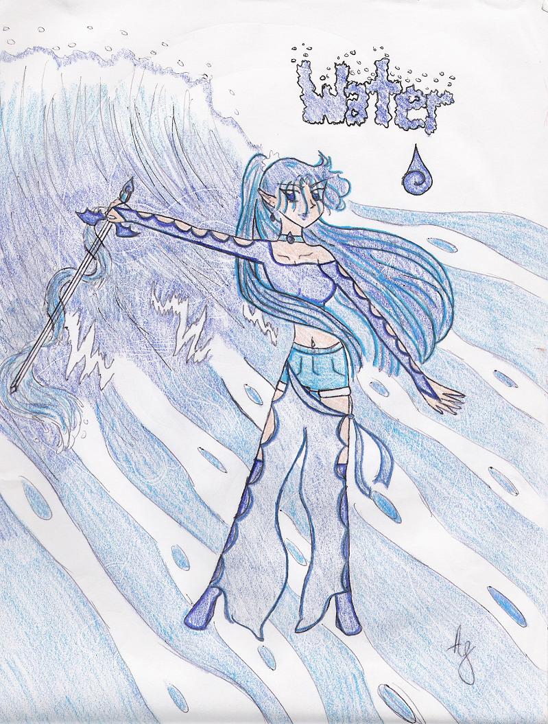 Water Element colored by Ashita