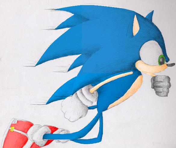 Sonic Shaded: COLORIZED! by Ashura