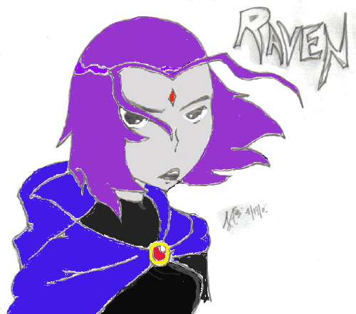 Raven on a windy day by AsiaRe