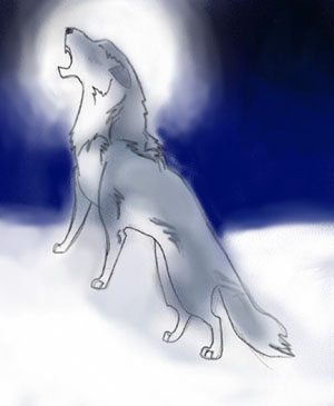 Howling Wolf.  (1 o' me bes') by Aspen
