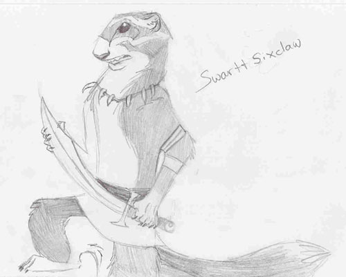 Swartt Sixclaw (To go along with his BG!) by Aspen