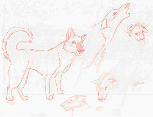 Sketchery Wolves by Aspen