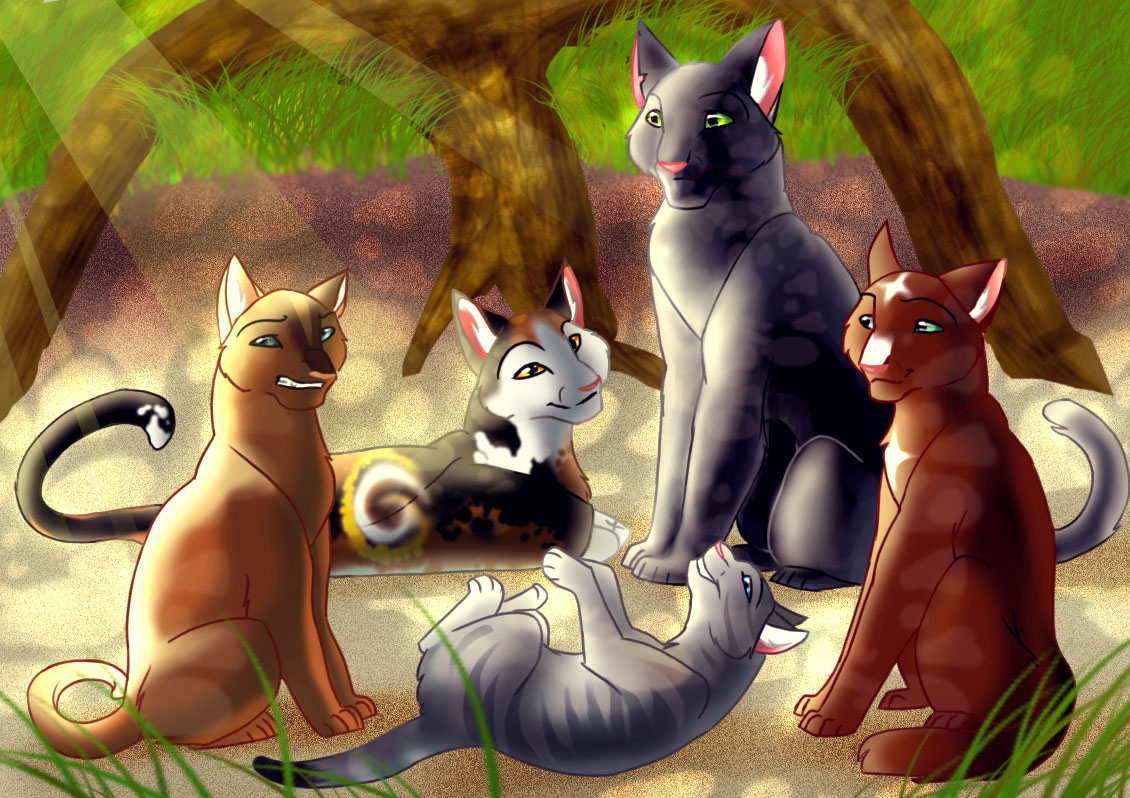 Five Cats for Inu-chan-rox-mah-sox by Aspen