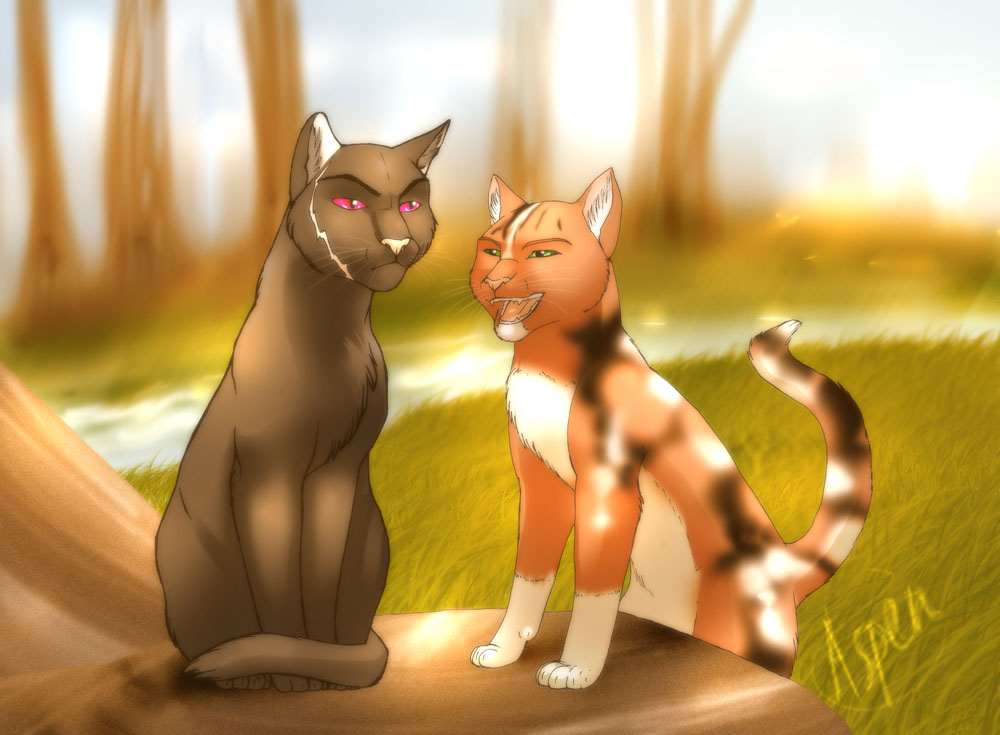 Specklepaw and Sintalion for Hawkfrost by Aspen