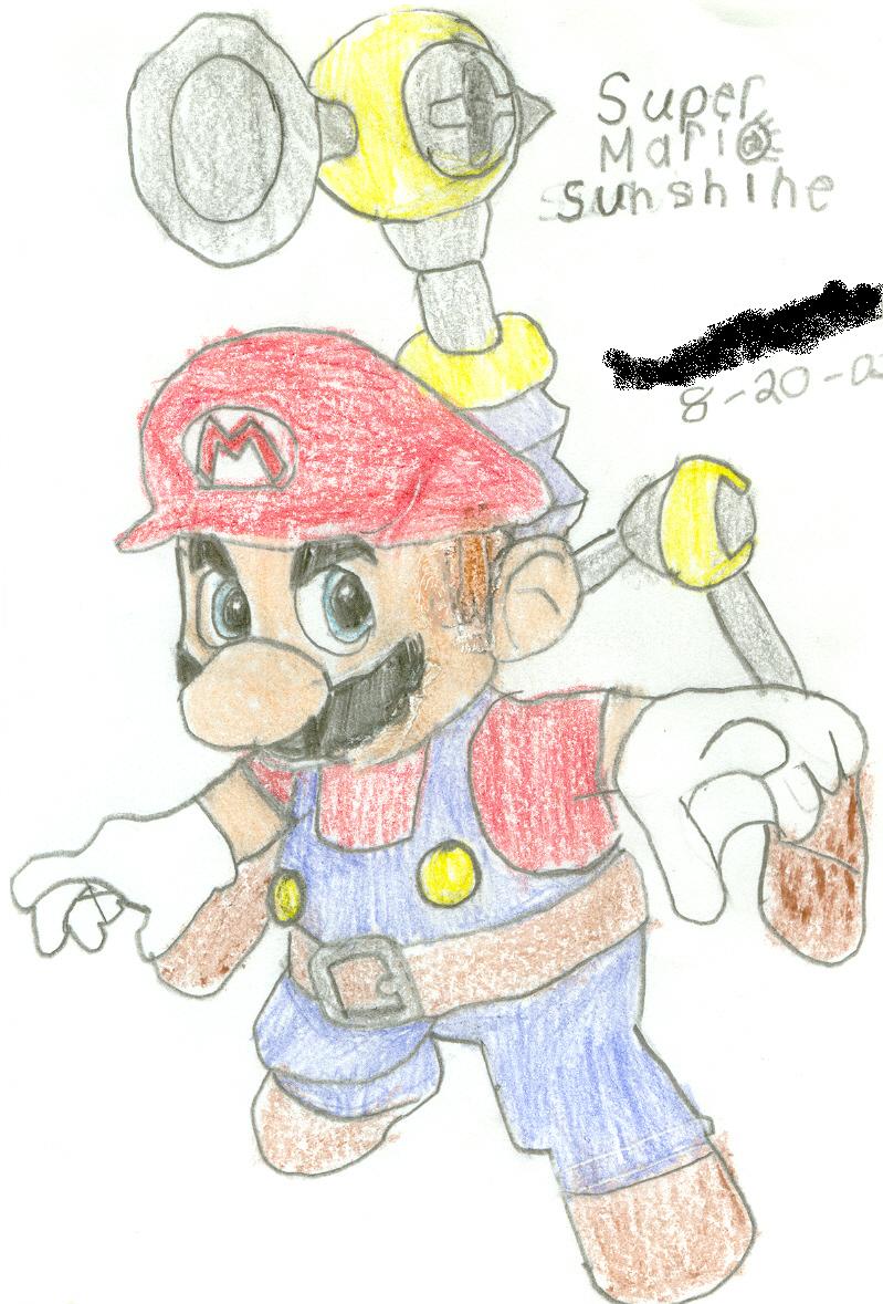Super Mario Sunshine by Aspiring_Artist