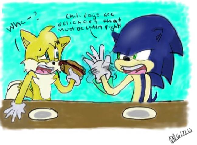 AT Sonic and Tails by AsplodingMushrooms